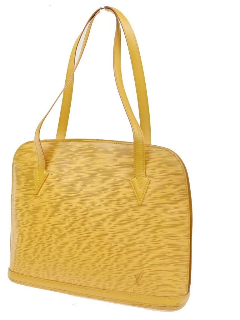Louis Vuitton Lv Lussac Shoulder Bag Epi Leather Yellow France M52289 36kc727